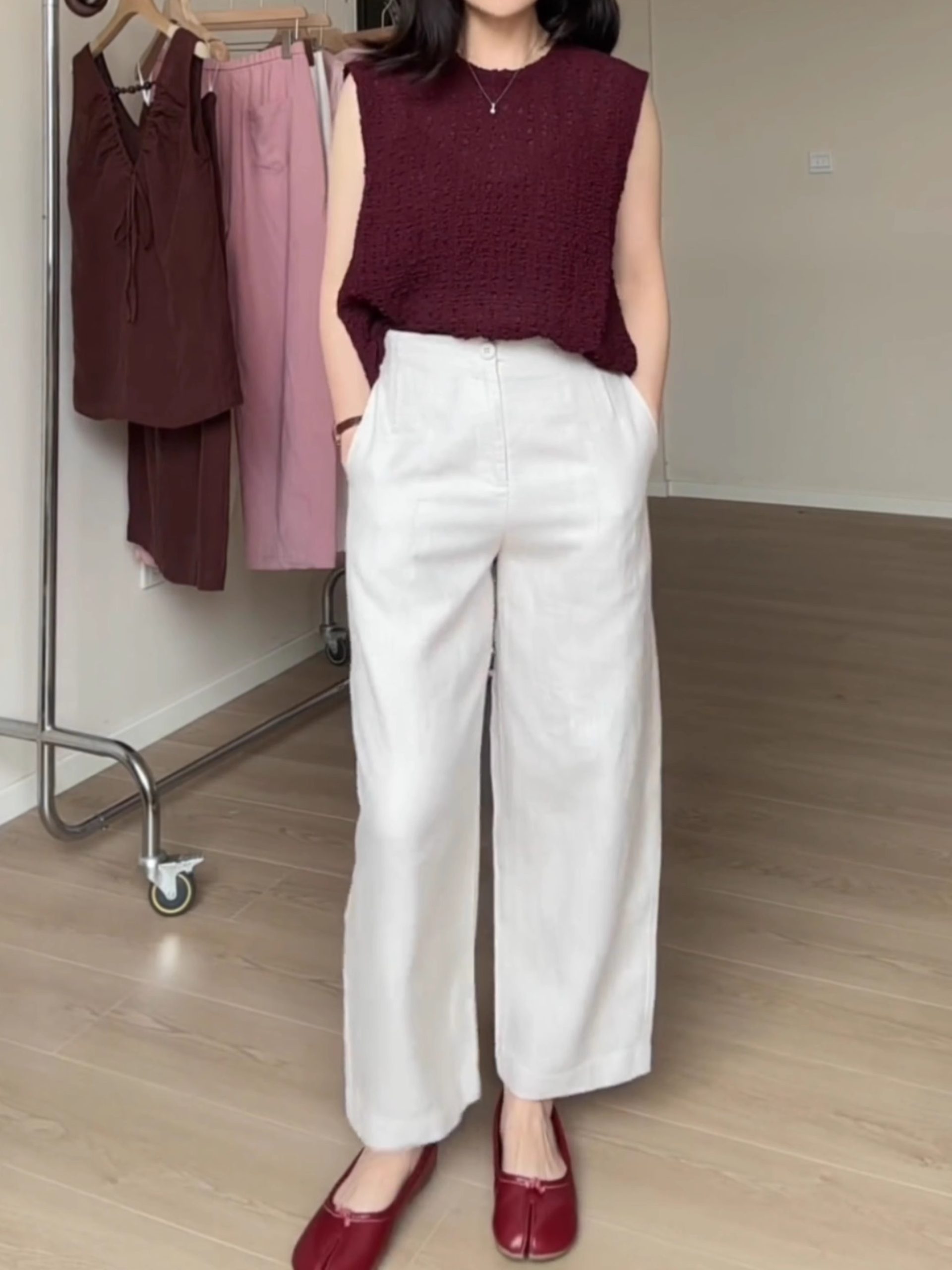 Women's Tencel Linen Cropped Harem Pants 2025 Summer Lightweight Loose High Waist - Image 3